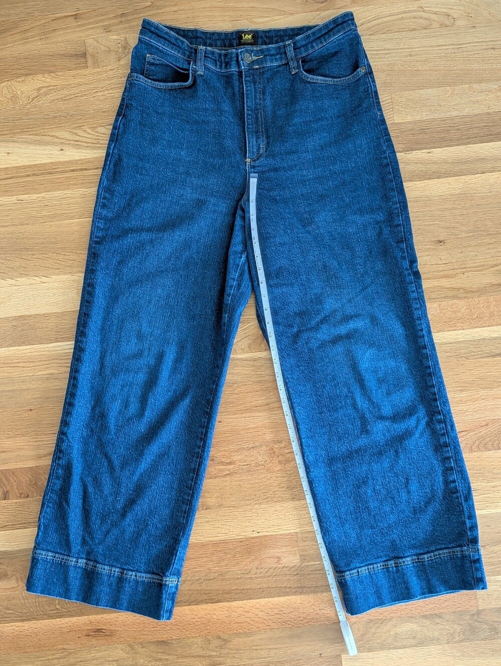 Lee Women's Legendary Wide-Leg High-Rise Jean Trousers in Inner Strength - Picture 5 of 7